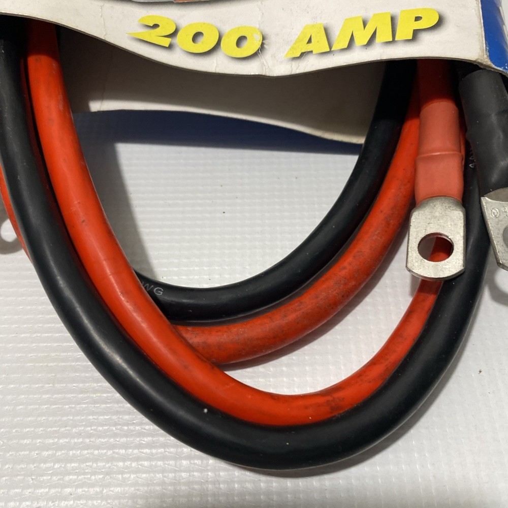 Power Inverter Cable Set 5’ # 4-Awg /200 Amp