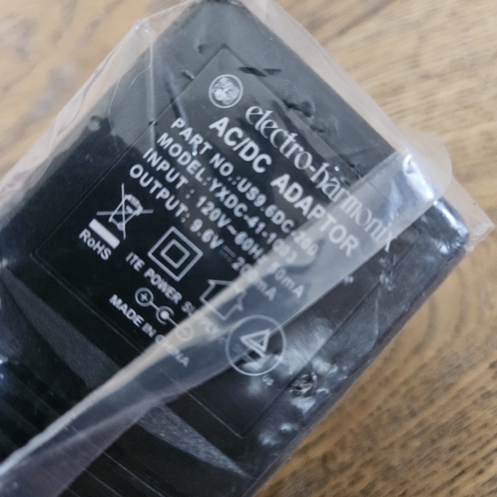 Original Electro-Harmonix 9.6V Power Supply Adapter