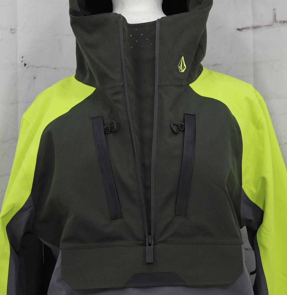 Volcom Brighton Pullover Snowboard Jacket, Men's Small Dark Grey