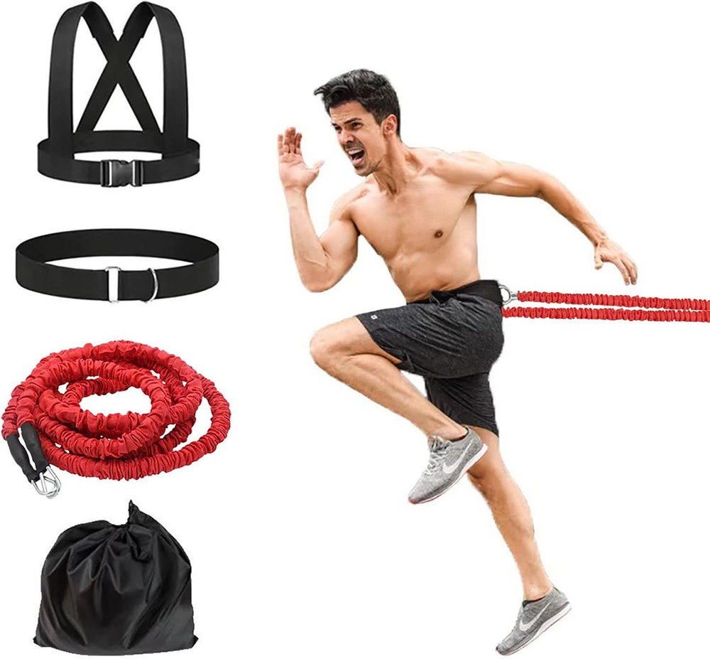 Resistance Explosive Training Rope Force Improve Power, Agility, Strength Track