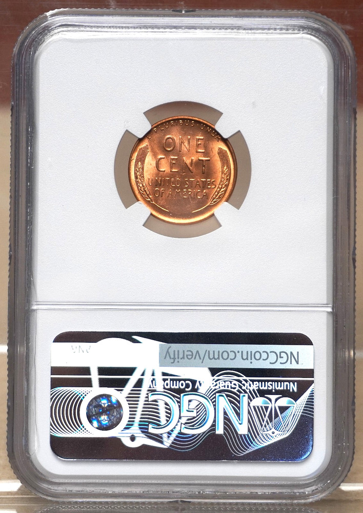 1952-D LINCOLN WHEAT CENT NGC MS65RD