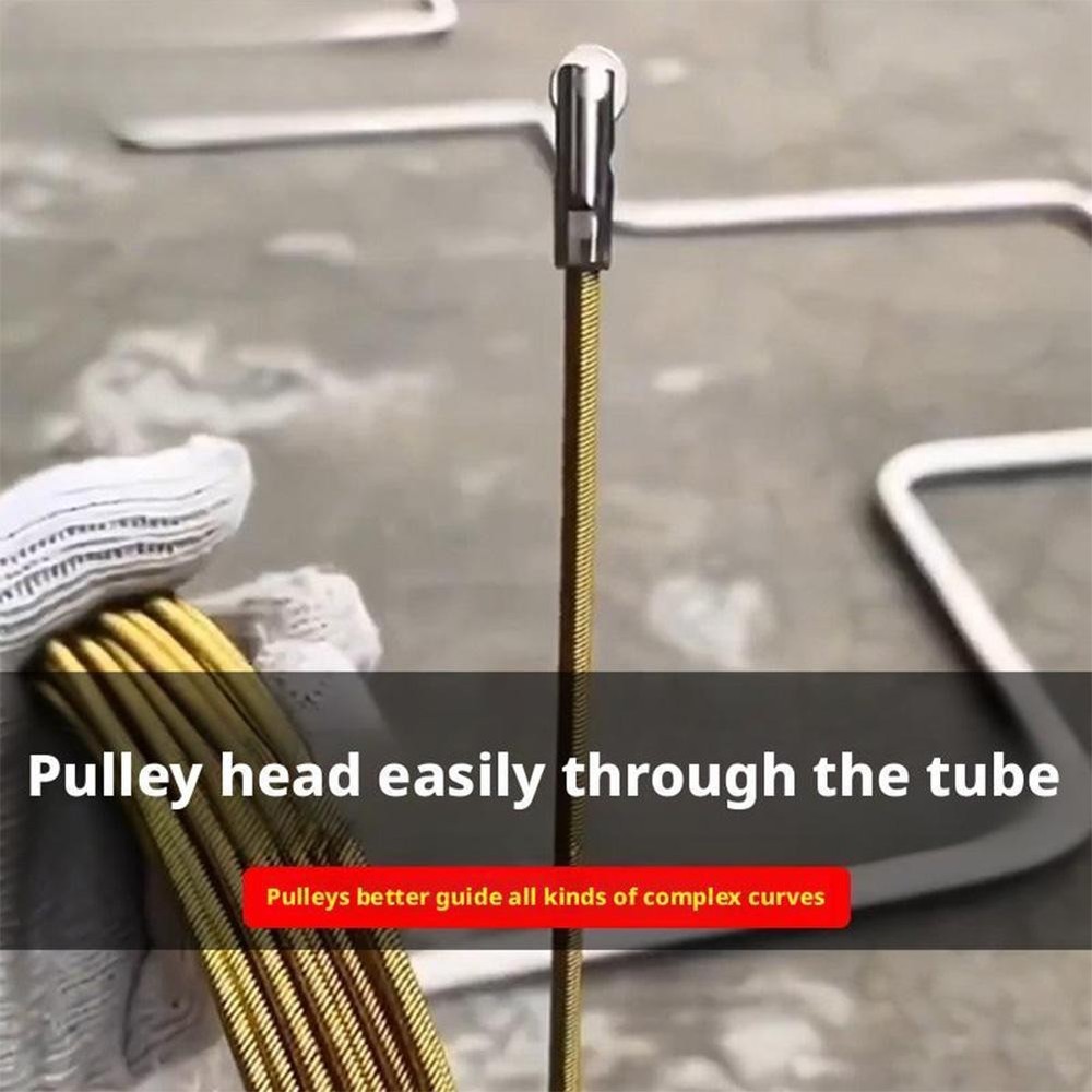 Universal Wire Lead Threading Device Tool, Fish Tape Cable Puller, Cable To O7O5