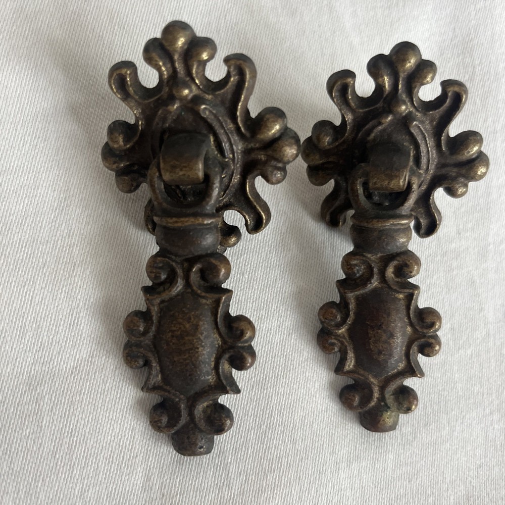 Antique Drawer Handles X2