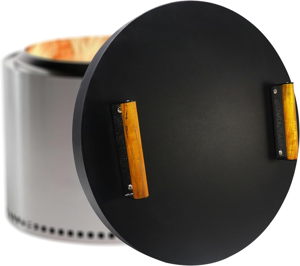 FEBTECH 20 inch Round Firepit Lid - Perfect Fit for 19.5" Smokeless Fire Pits