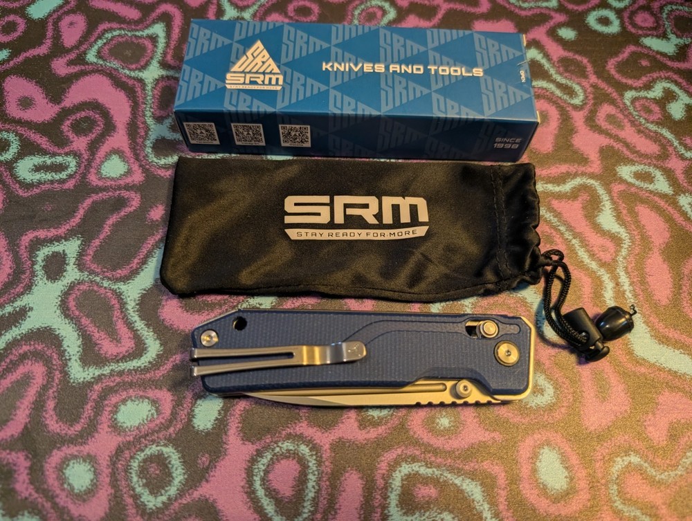 SRM Knives Rubik Ambi Lock Blue SRM7228BME2