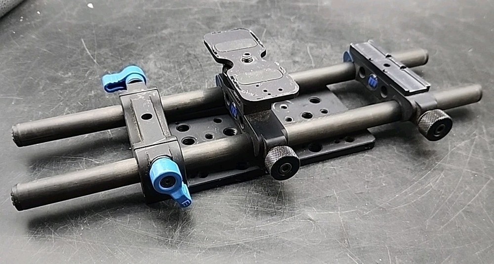 REDROCK MICRO DSLR Camera Baseplate w Quick Release & Accessory Base & 12" Rods