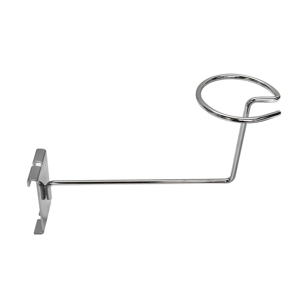 1 Pc Chrome Gridwall Hat Display Hook Single Cap Holder for Wire Grid Panel