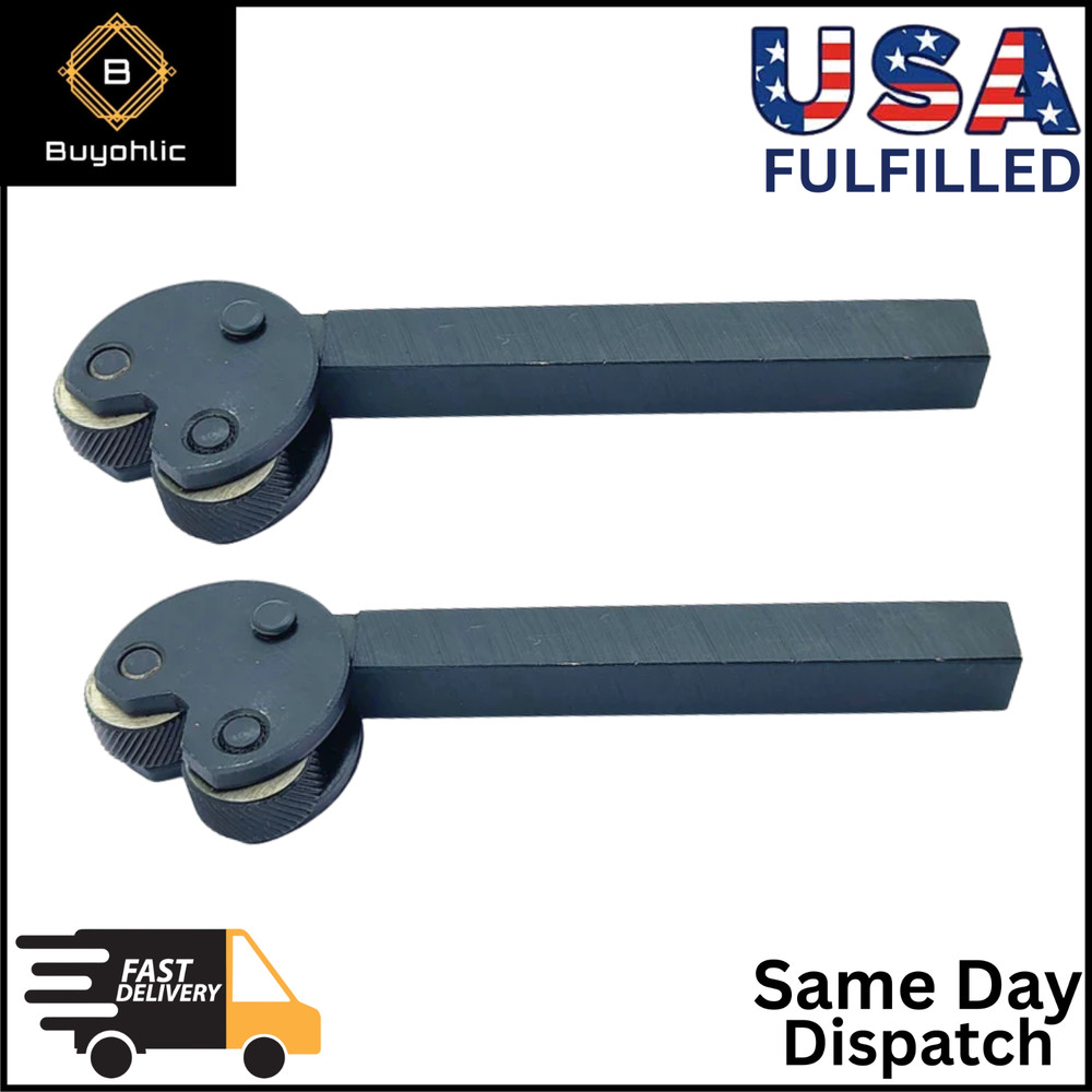 2 Wheel Pivot Head Knurling Tool Pattern 1/2" Sq. Shank