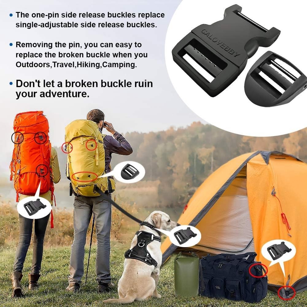 Field Repair Buckle Adjustable Plastic Strap Release