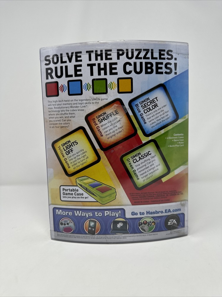 New Hasbro Electronic Game Cubes Simon Flash Game