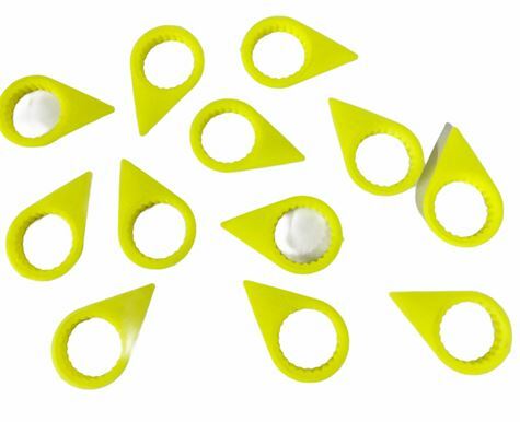 *26MM X 12 CHECKPOINT WHEEL NUT INDICATORS / POINTERS YELLOW IP26Y/12