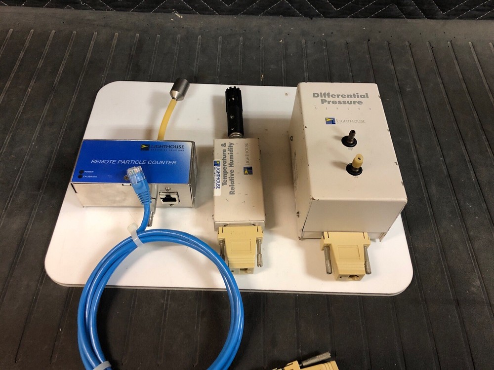 Lighthouse Remote Particle Counter, Temp & Relative Humidity + Diff Pressure-