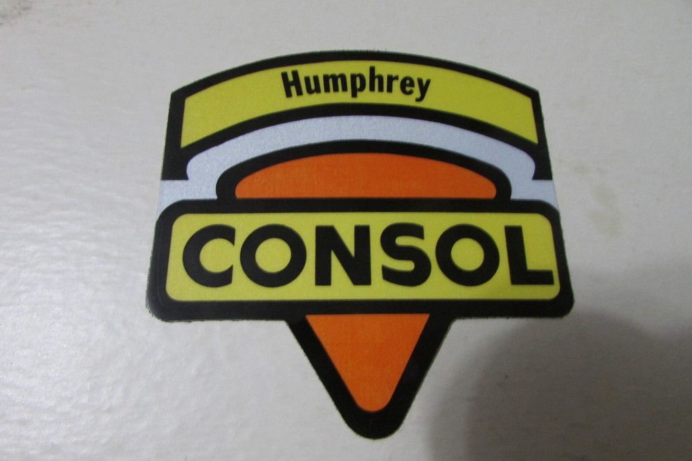 CONSOL COAL CO Humphrey - COAL MINING STICKER-DECAL - WHITE BACK -