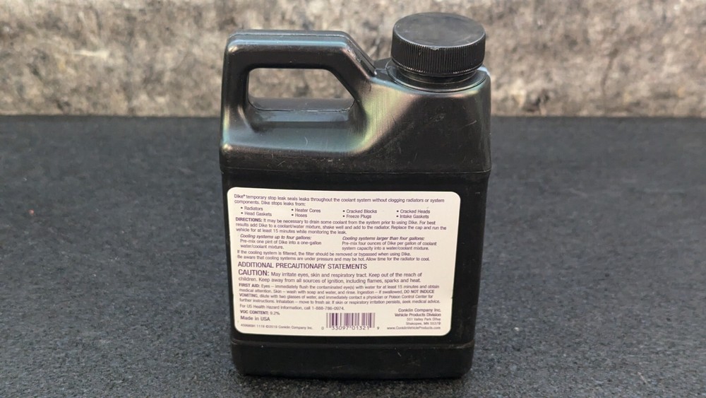 🔥New/Sealed🔥 Conklin Dike Temporary Radiator Stop Leak 1 Pint