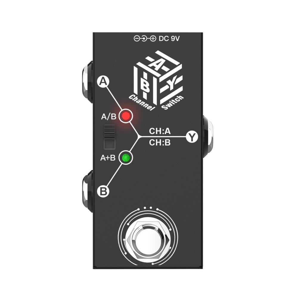 ABY Box Line Selector AB Switch Mini Guitar Effect Pedal True Bypass - Compac...