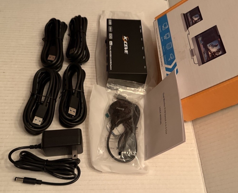 Dual HD USB 3.0 KVM Switch 4x2