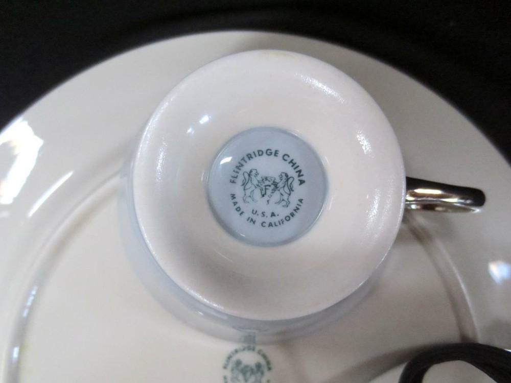 Flintridge Brookmere Light Blue Fine Dinnerware China 5 Pc Place Setting