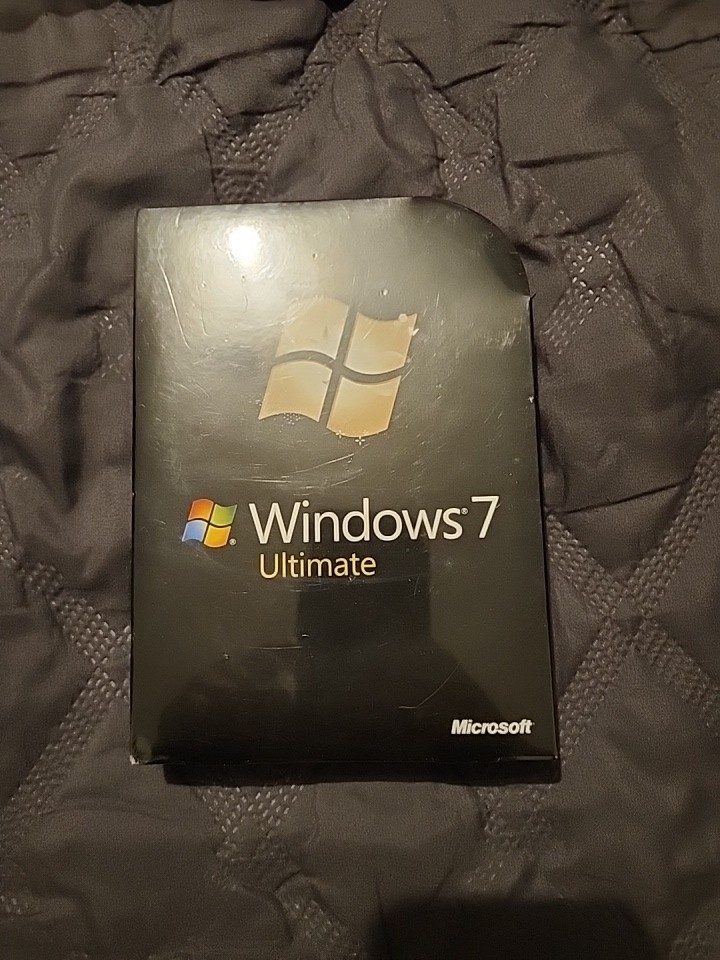 Microsoft Windows 7 Ultimate 32/64 Bit DVD -Full Retail Version -New sealed Box