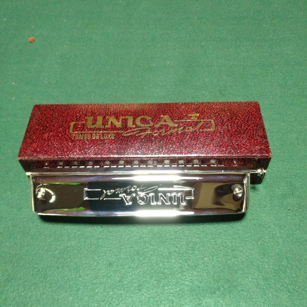 Tombo Chromatic Harmonica UNICA Formal with Case