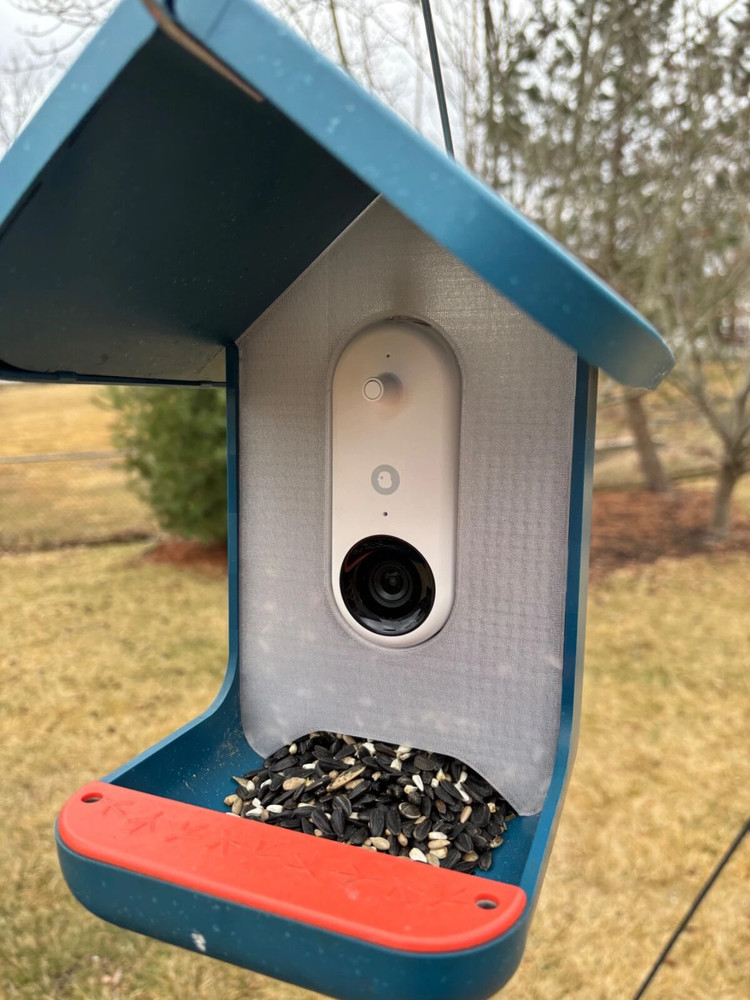 Translucent replacement camera housing. Compatible with the Bird Buddy Feeder