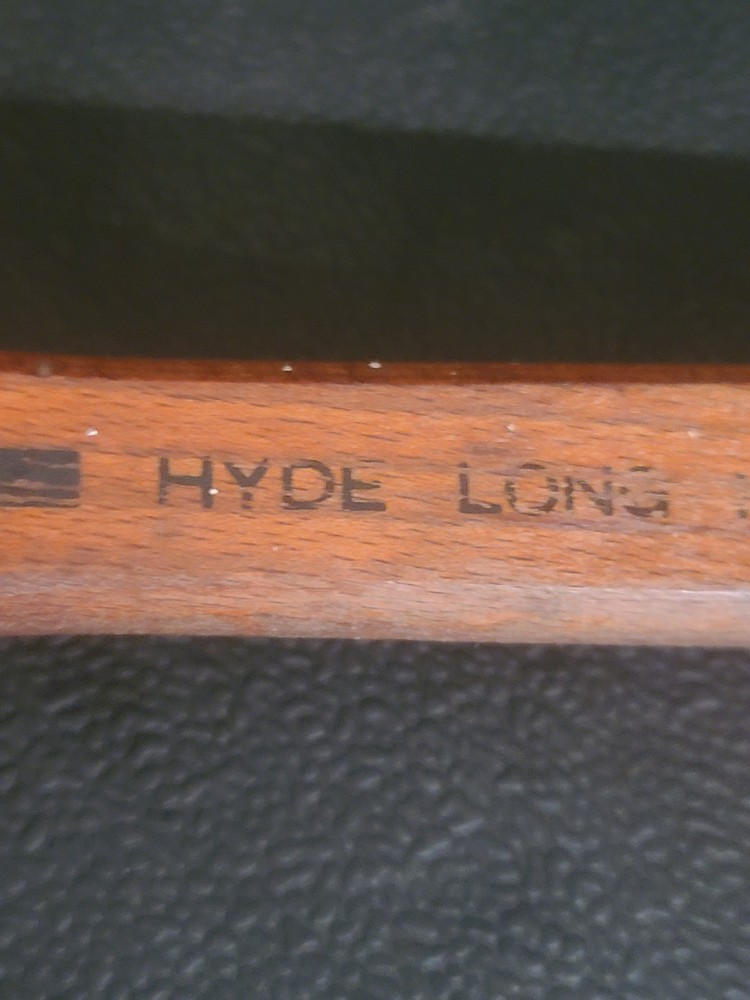 Vintage Hyde Long Handled Scraper #C81 Wood Handle