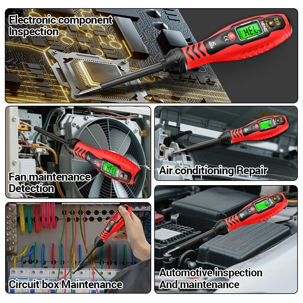 Voltage Tester w/Screwdriver Electrical Tester Tool Non Contact Voltage Detector