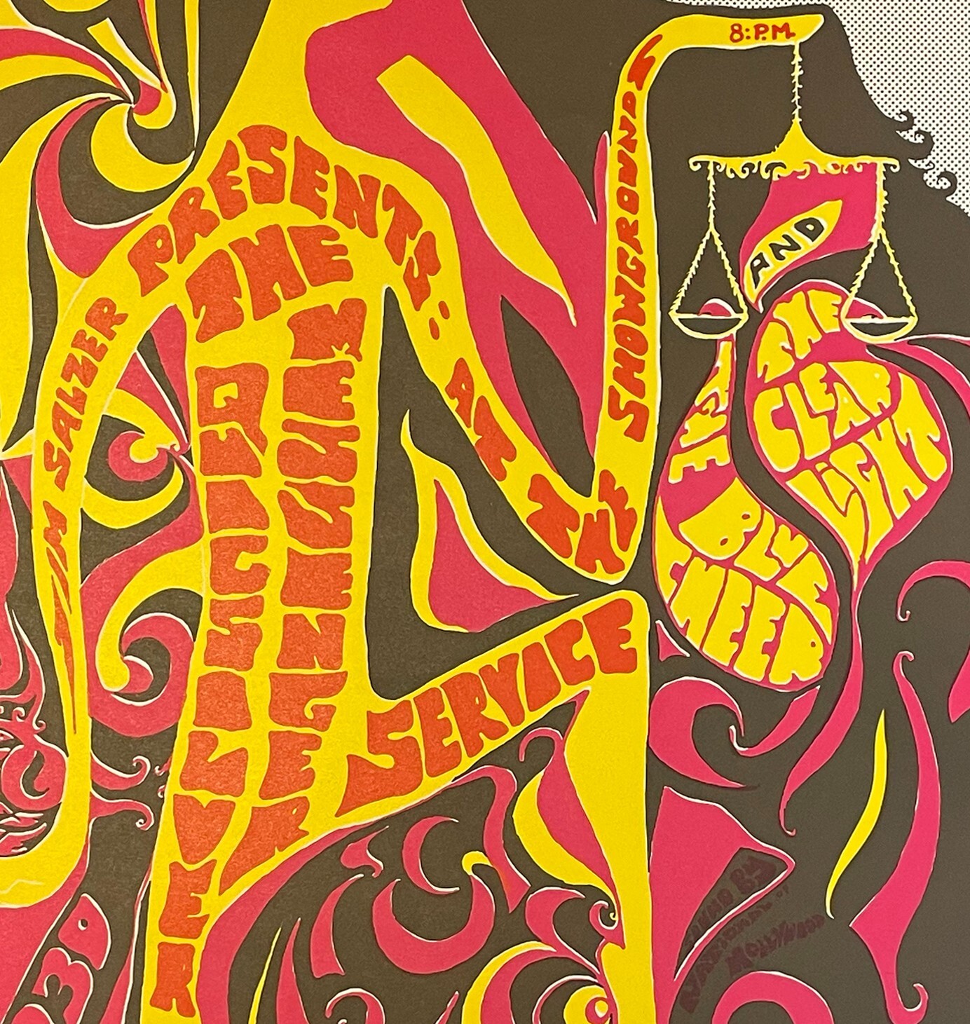 VAN MORRISON in Santa Barbara, 1967 - ORIGINAL 1ST PRINTING POSTER!