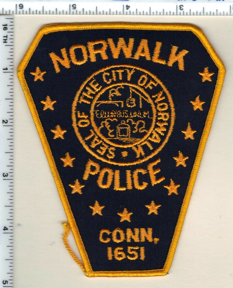 Norwalk Police (Connecticut) Blue Background Shoulder Patch