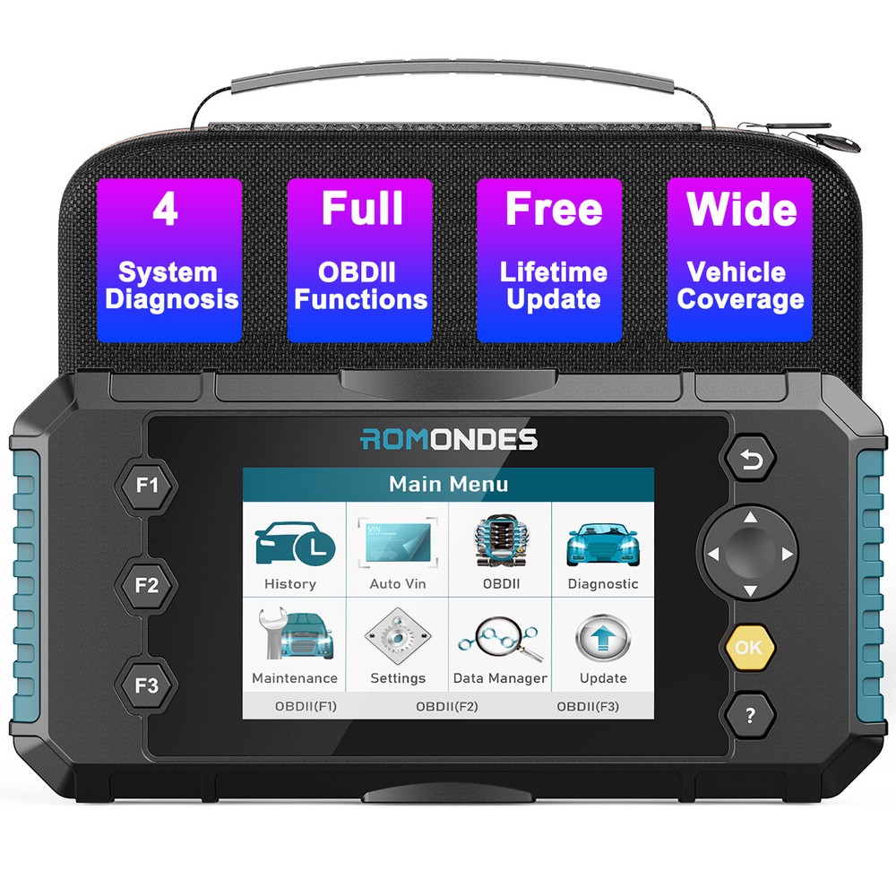 ROMONDES RD3000 Auto Code Reader OBD2 Scanner Diagnostic Tool EPB & Oil Reset