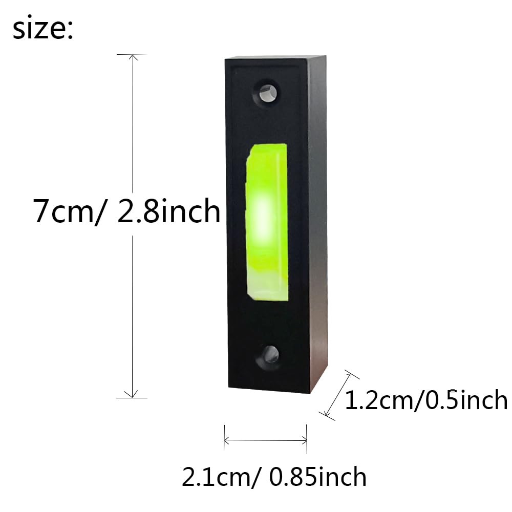 LED Lighted Doorbell Button Wired, Door Bell Ringer Push Buttons black