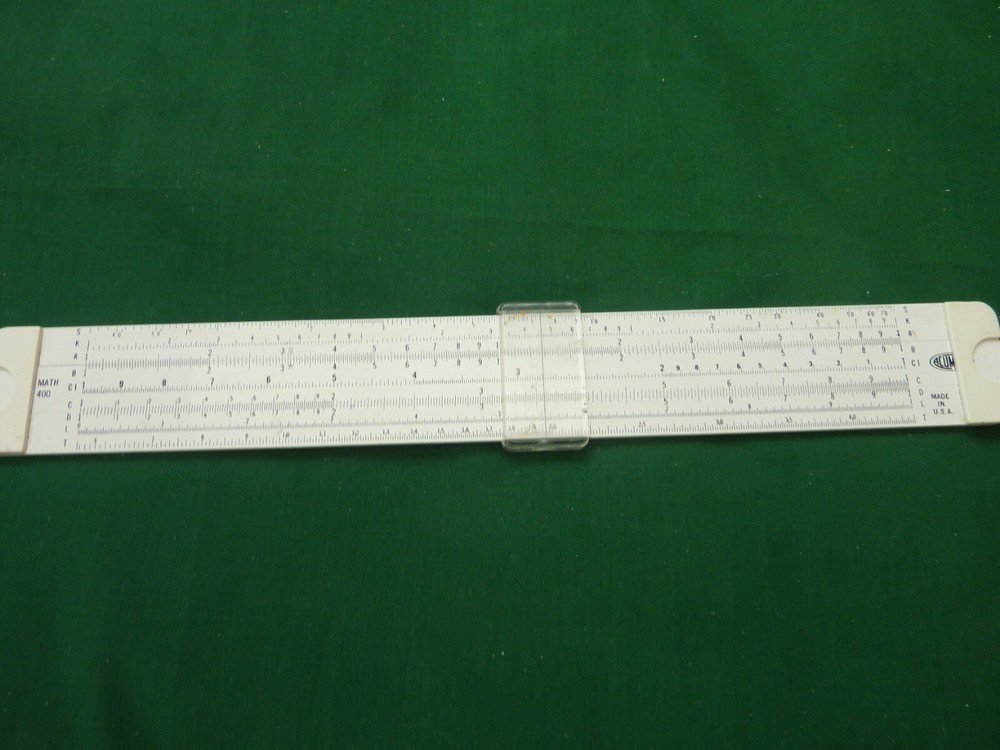 ACU-MATH 400 USA SLIDE RULE