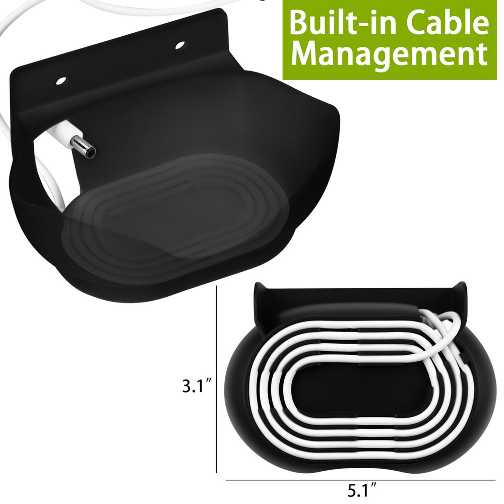 Wall Mount Bracket Desktop Holder Stand for Google Nest Audio Smart Speaker Kit
