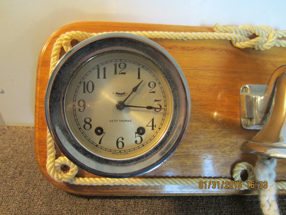 MARITIME, SHIP'S 3 PC WEATHER STATION & BELL