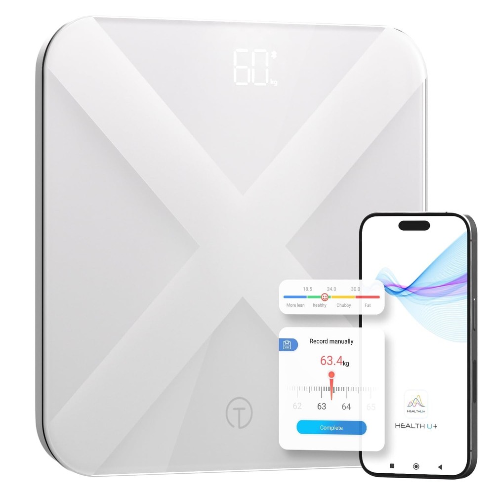 Titan Electronics Digital Bathroom Scale Bluetooth BMI Weight Smart Scale