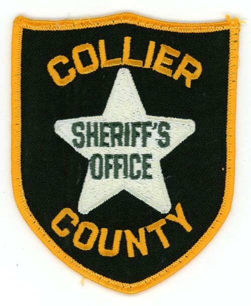 FLORIDA FL COLLIER COUNTY SHERIFF OFFICE NICE SHOULDER PATCH POLICE