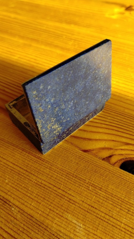 Lapis Lazuli & Solid Silver Snuffbox / Tobacco Box / Pill Box
