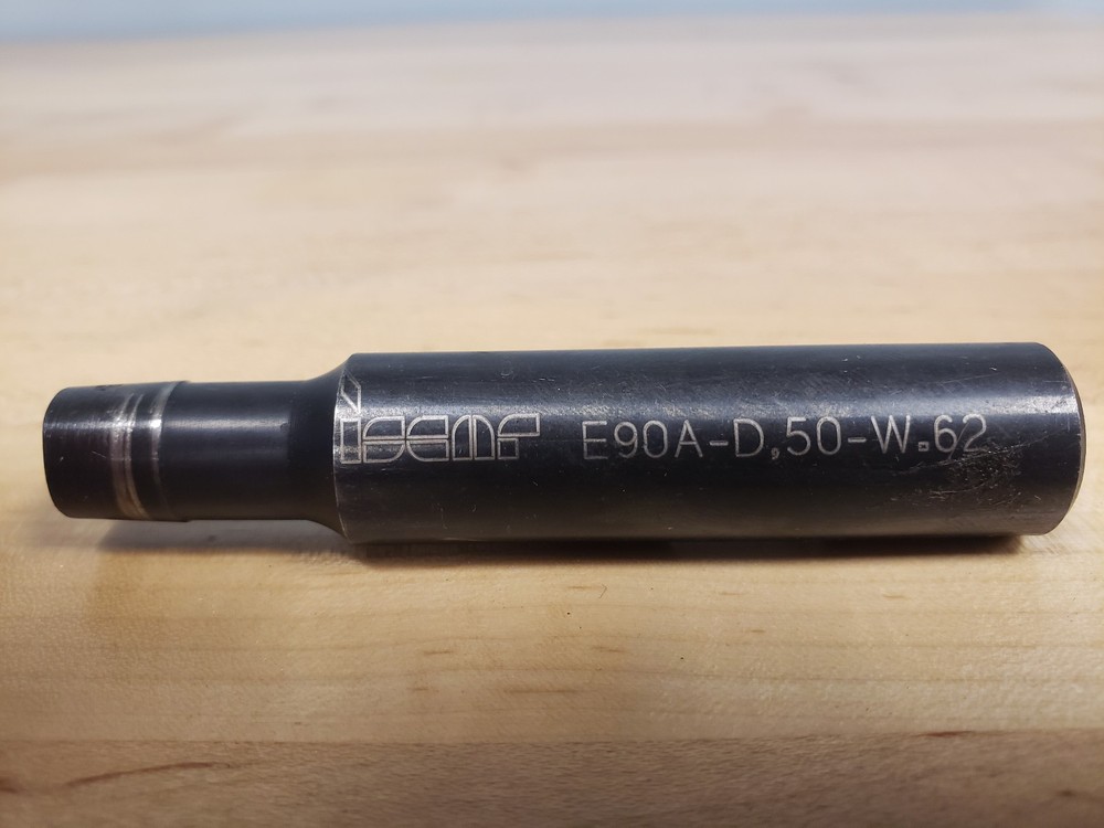 Iscar Indexable End Mill E90A-D.50-W.62 Single Insert 1/2" Diameter, 5/8” Shank