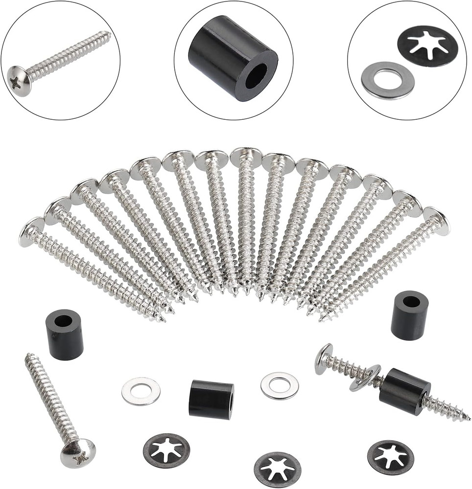 43 Set (172Pcs) Pegboard Mounting spacers and Screws Kit, Peg Boards Installatio
