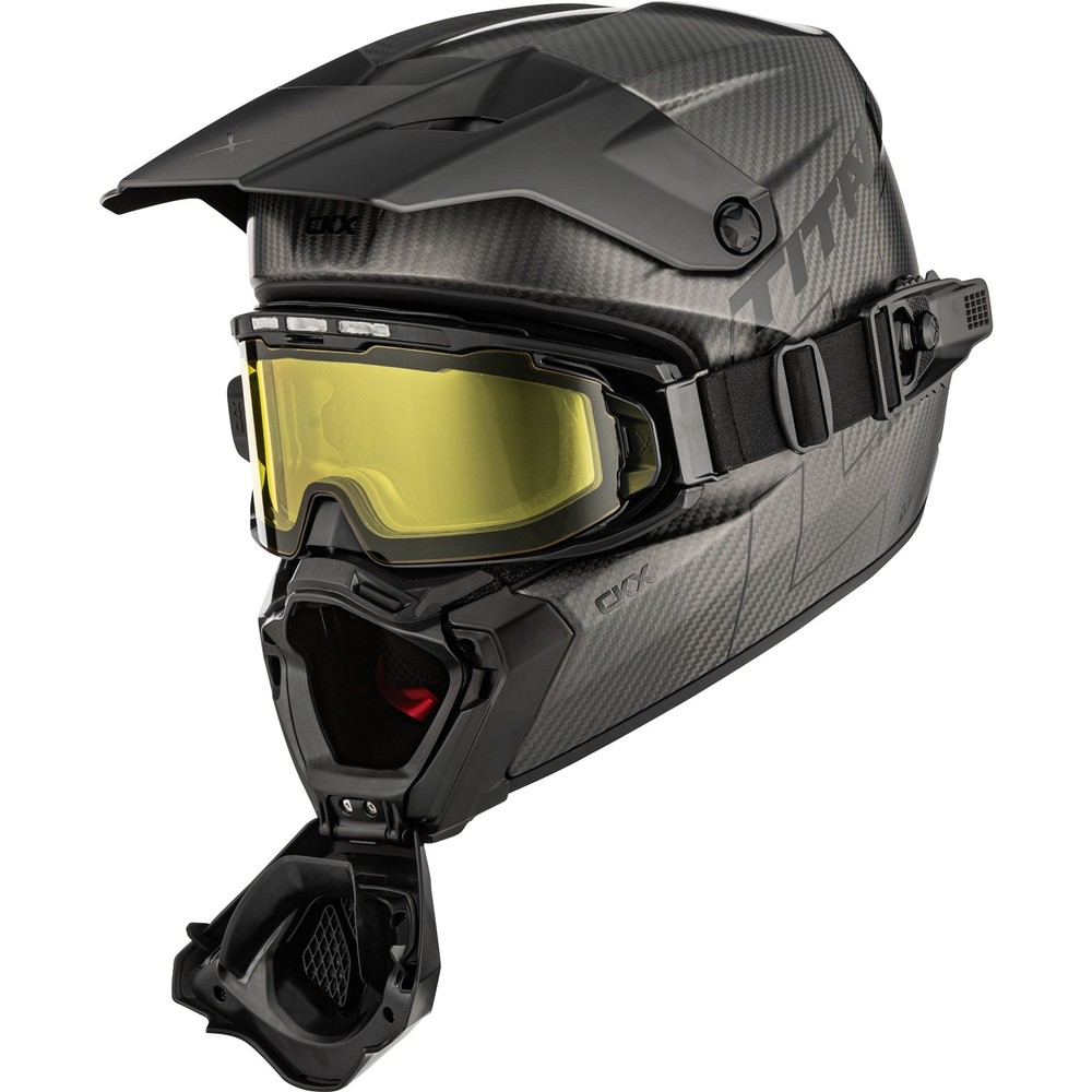 CKX Titan AMS Carbon Helmet Solid - Apex Goggle included