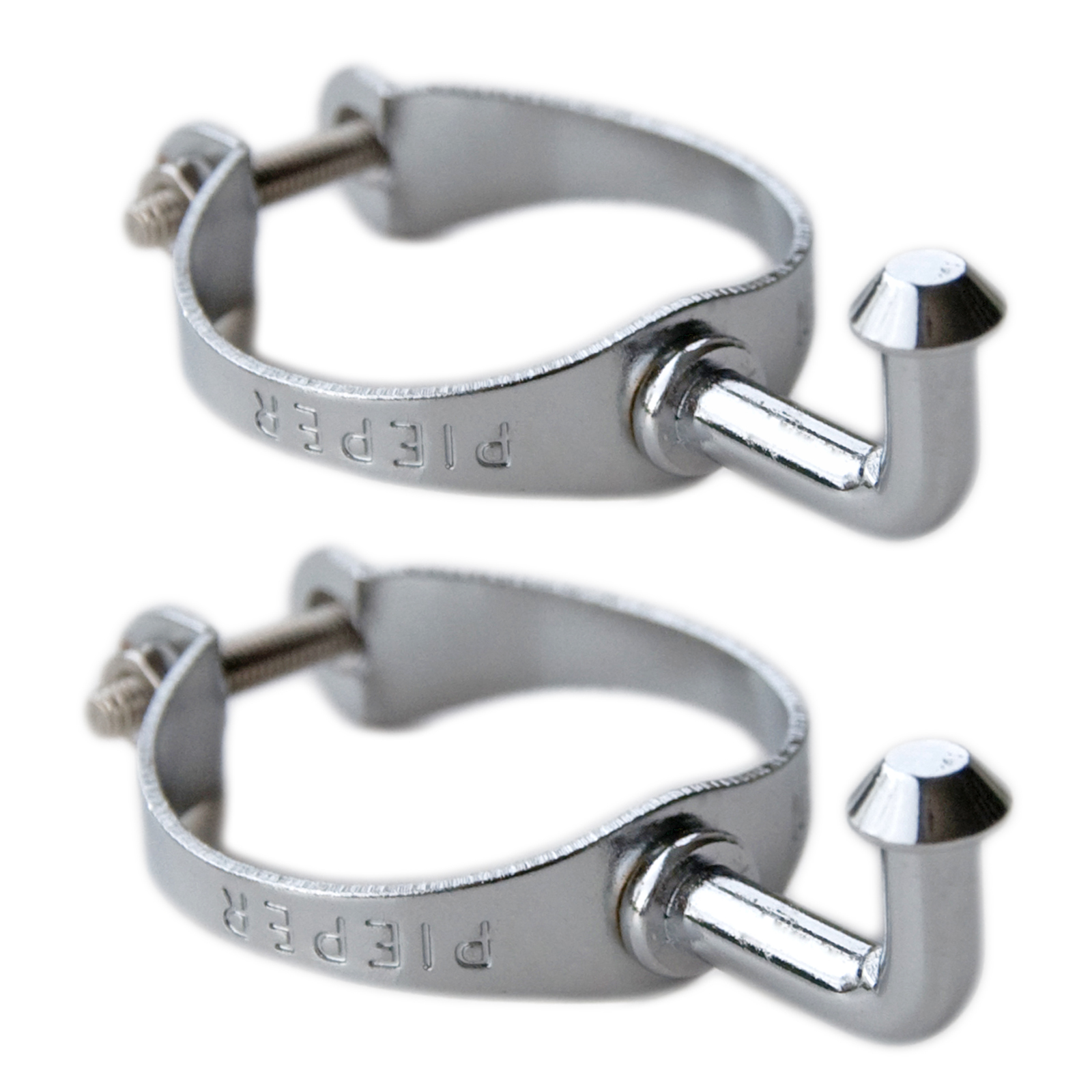 Vintage Style Bicycle Frame Fit Chrome Pump Pegs Holders Clips