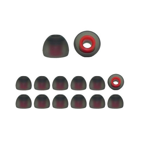 6 Pair silicone rubber earphone tips Plantronics replacement ear tips earbuds