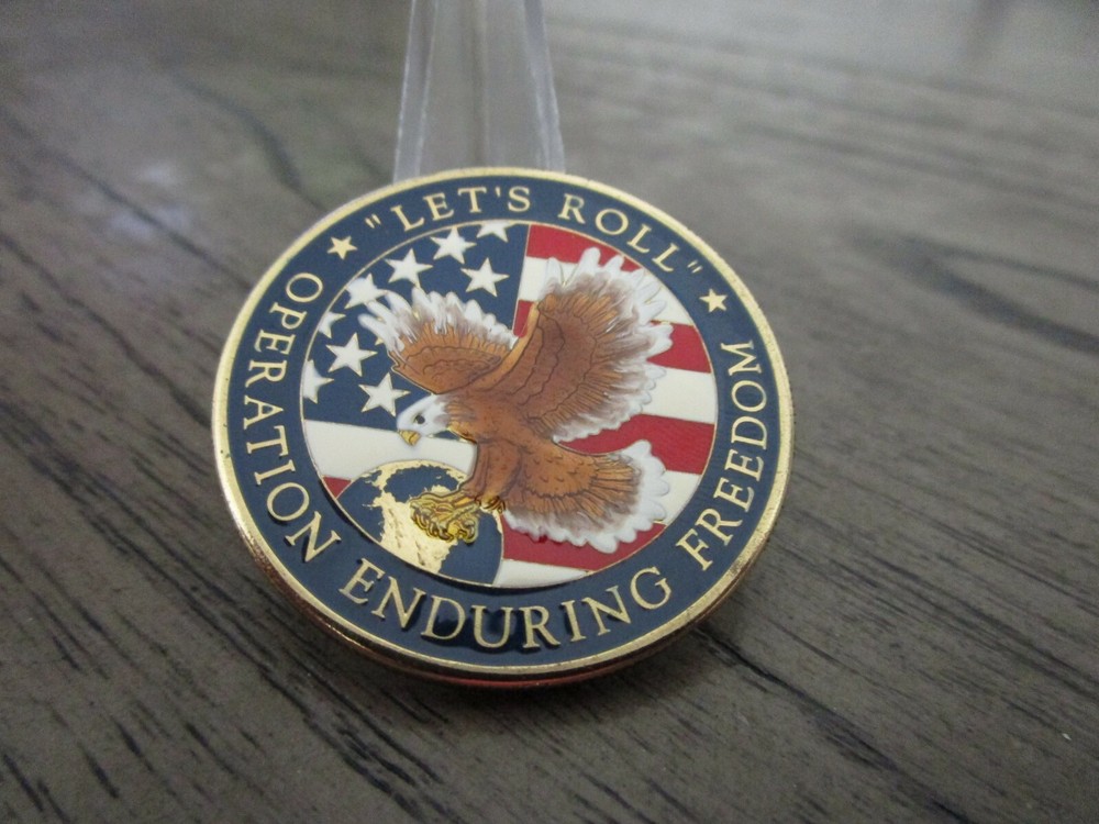 United States Armed Forces OEF Lets Roll Challenge Coin #252H