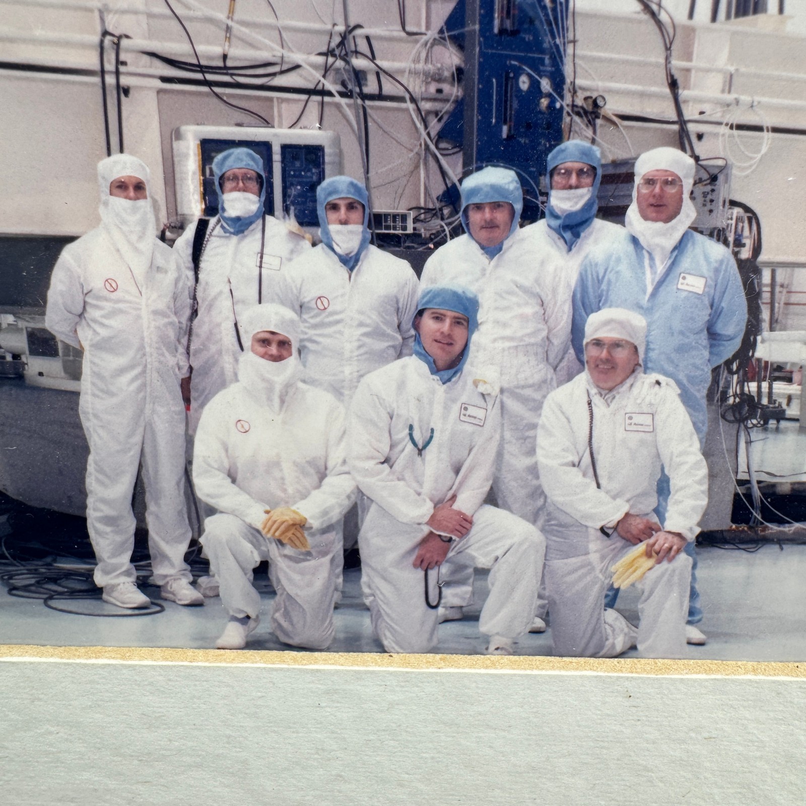 Vtg Upper Atmosphere Research Satellite UARS Clean Room NASA Employee Photo