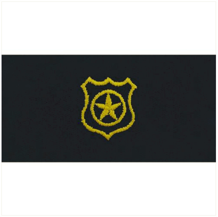 Vanguard NAVY EMBROIDERED COLLAR DEVICE: PHYSICAL SECURITY - COVERALL