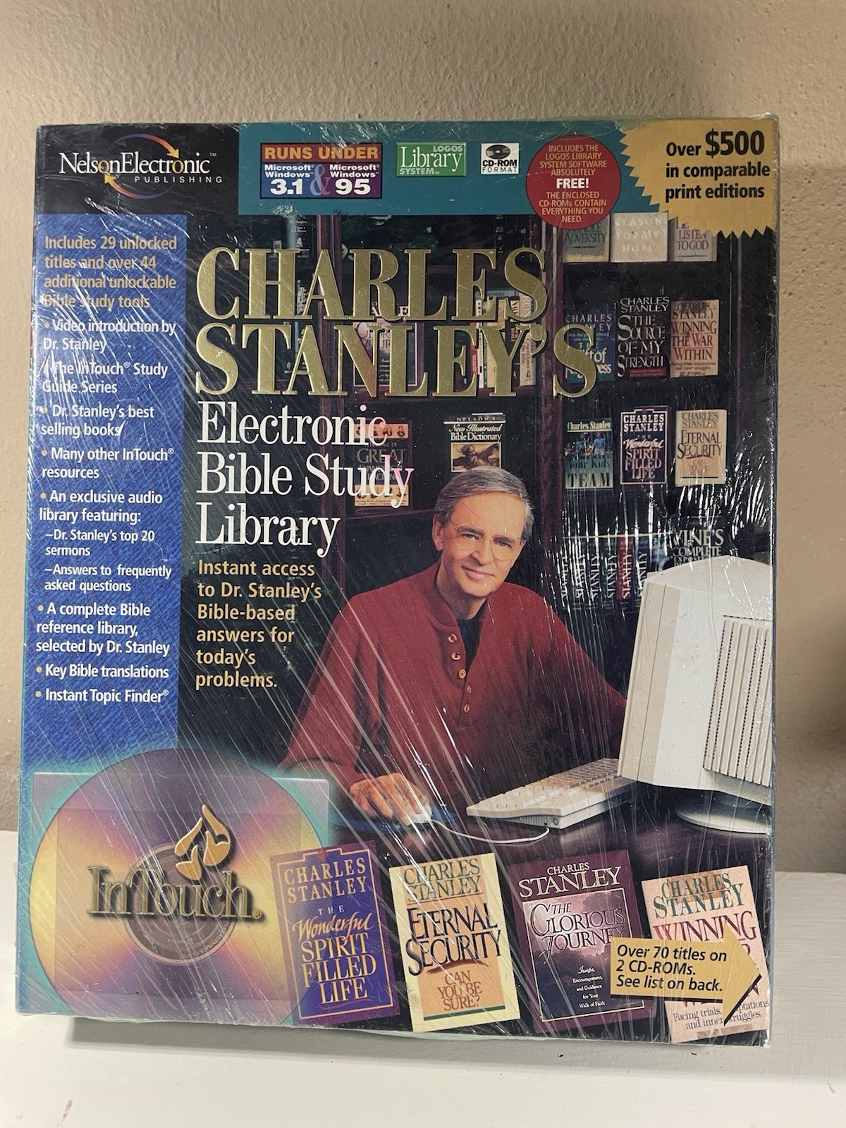 Charles Stanley Electronic Bible Study Library Quick Start Guide 2 CD NEW IN BOX