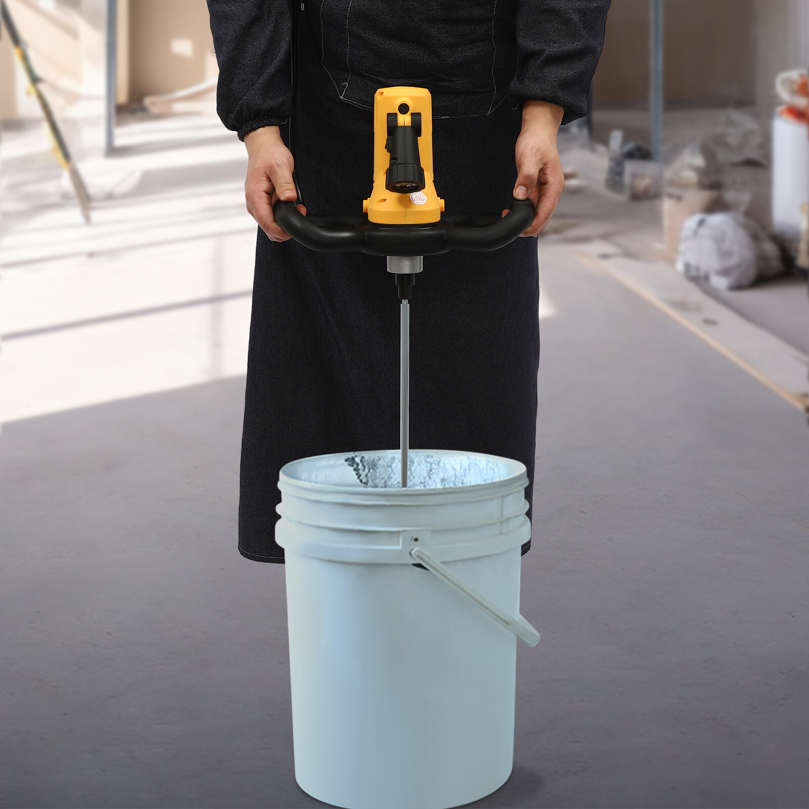 110V Concrete Polishing Machine Smoothing Polishing Machine 6 Variable Speed