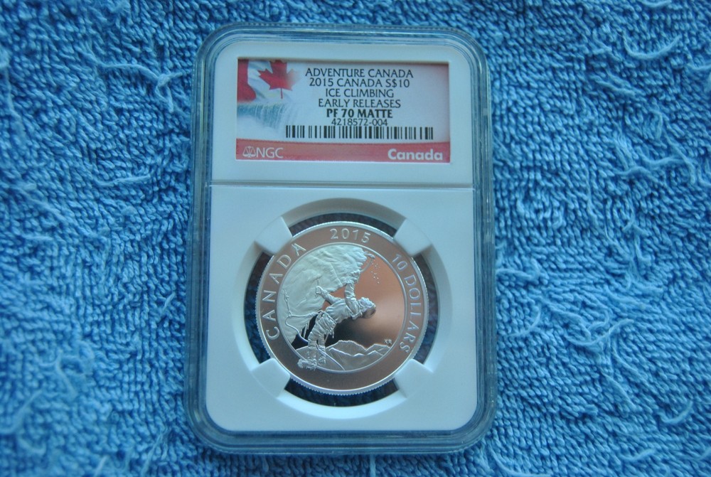 Canada, NGC, 2015, $10, Adventure Canada, Ice Climbing, PF70, Early Release
