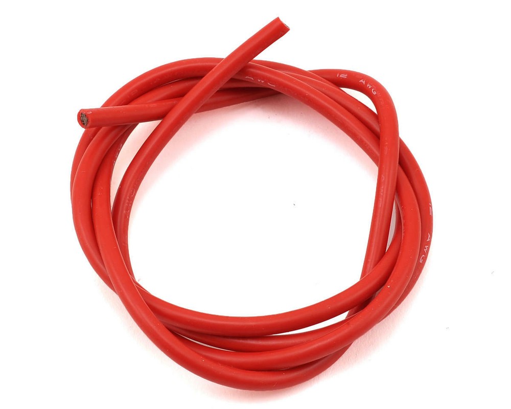 Maclan 12awg Flex Silicon Wire (Red) (3') [MCL4031]