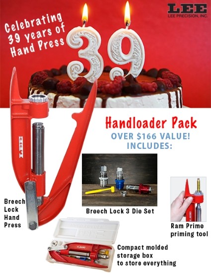 Lee Precision Handloader Complete Hand Press Reloading Kit .45 ACP - 92117