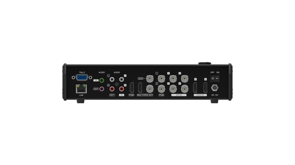 AVMATRIX VS0601 4×SDI 2×HDMI inputs GPIO Live TALLY Multi-Format Video Switcher